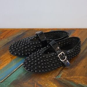 Jeffrey Campbell black Trennel Mary Janes size 9